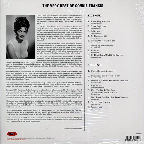 Connie Francis - The Very Best of Connie Francis (180g) (purple vinyl)