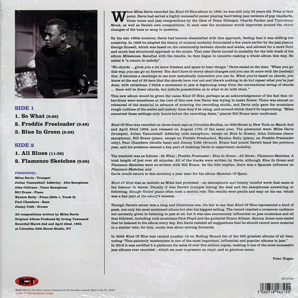 Miles Davis - Kind Of Blue (mono) (180g)