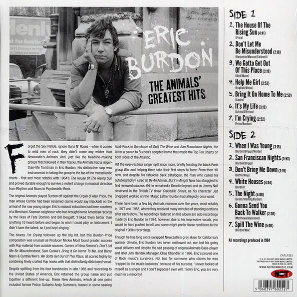 Eric Burdon - The Animals' Greatest Hits (180g)