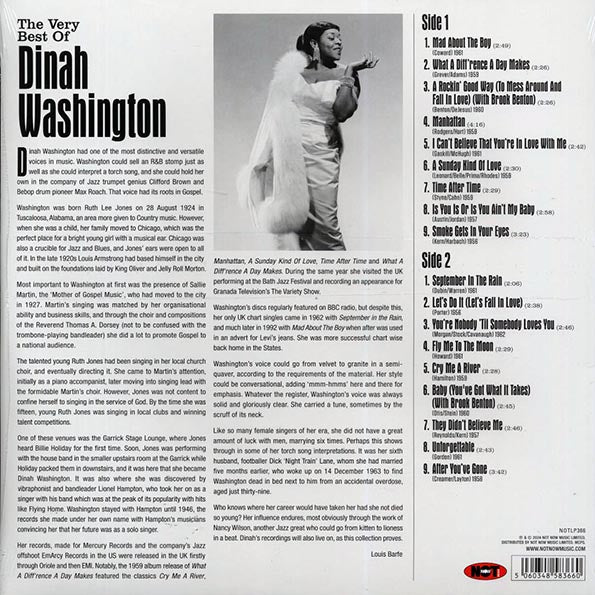 Dinah Washington - The Very Best Of Dinah Washington (180g) (red vinyl)