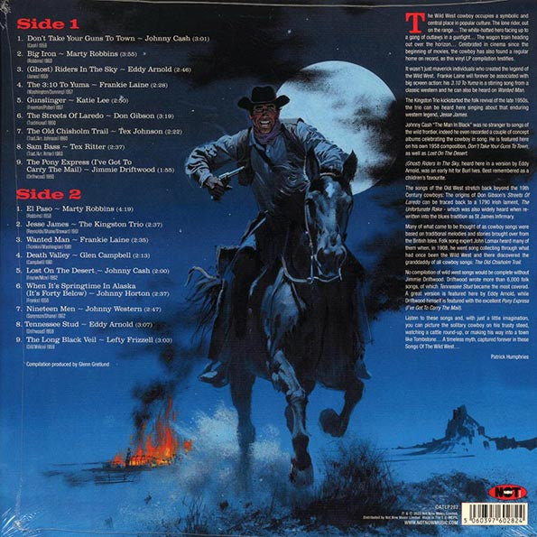 Marty Robbins, Johnny Cash, Tex Ritter, Glen Campbell, Johnny Horton, Etc. - Songs Of The Wild West (180g)