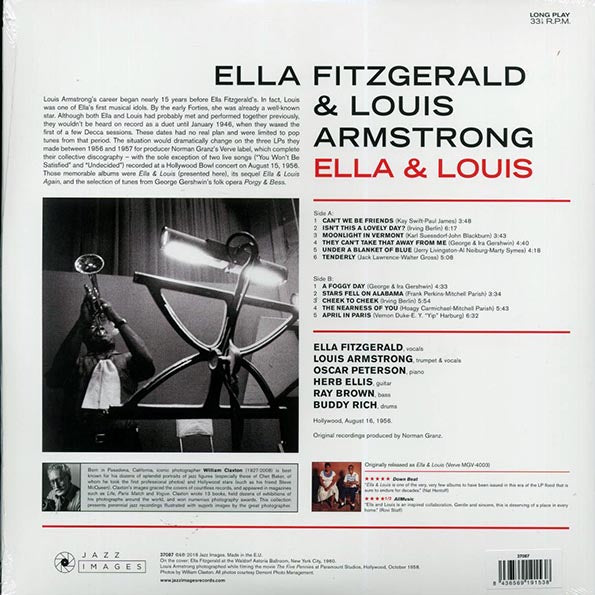 Ella Fitzgerald, Louis Armstrong - Ella & Louis (mono) (ltd. ed.) (180g)