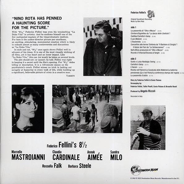 Nino Rota - Federico Fellini's 8 And A Half (ltd. 500 copies made) (clear vinyl)