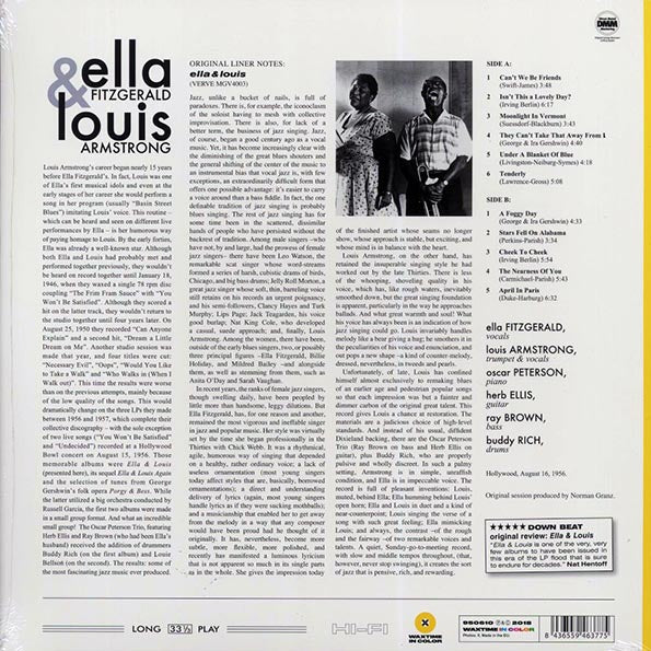 Ella Fitzgerald, Louis Armstrong - Ella & Louis (180g) (yellow vinyl)