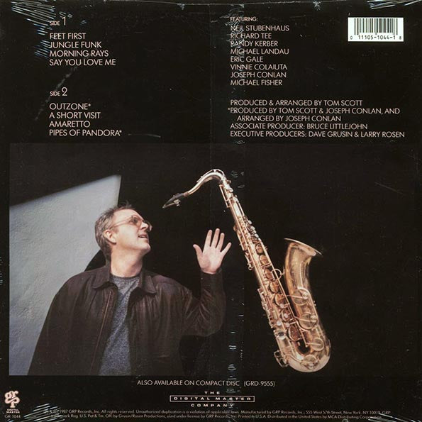 Tom Scott - Streamlines (1987 ORIGINAL PRESS) (orig. press) (marked/ltd stock)