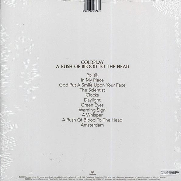 Coldplay - A Rush Of Blood To The Head