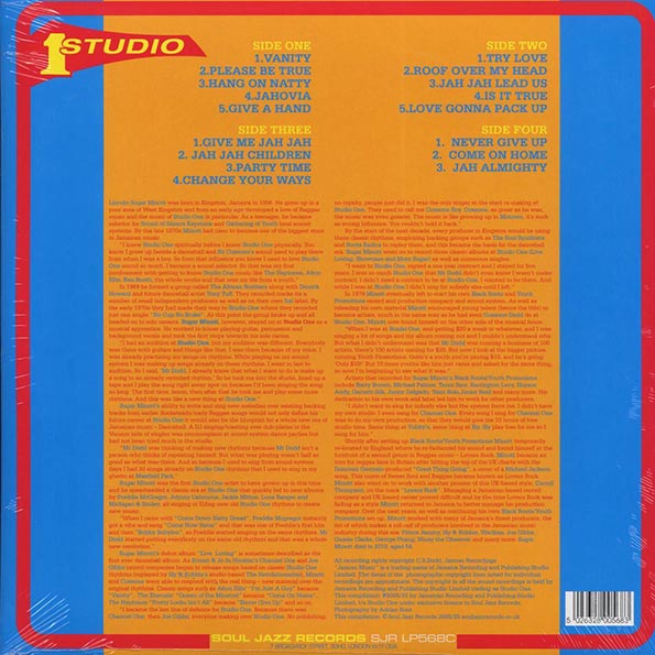 Sugar Minott - Sugar Minott At Studio One (20th Anniv. Ed.) (ltd. ed.) (2xLP) (yellow vinyl)