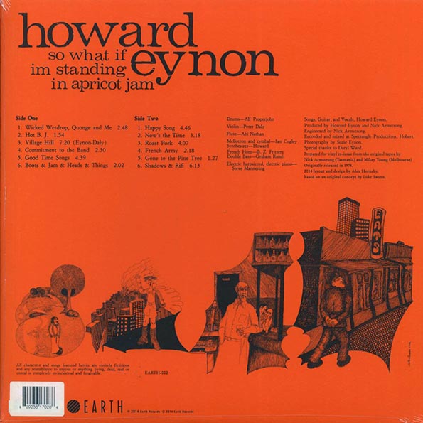 Howard Eynon - So What If Im Standing In Apricot Jam (40th Anniv. Ed.) (orange vinyl) (incl. CD)