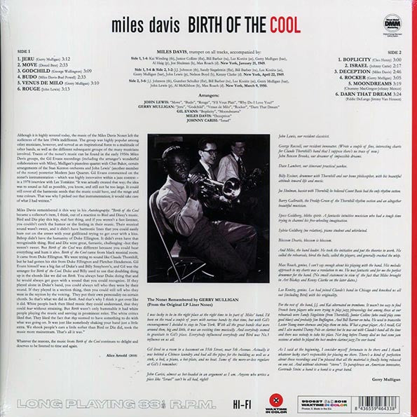 Miles Davis - Birth Of The Cool (ltd. ed.) (180g) (red vinyl)