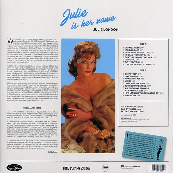 Julie London - Julie Is Her Name (+4 bonus tracks) (ltd. ed.) (180g)