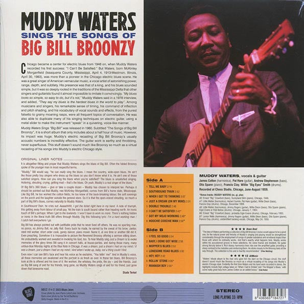 Muddy Waters - Sings The Songs Of Big Bill Broonzy (+5 bonus tracks) (ltd. ed.) (180g)