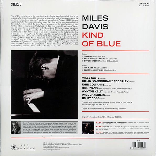 Miles Davis - Kind Of Blue (ltd. ed.) (180g)