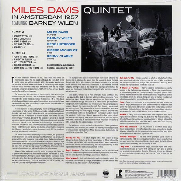 Miles Davis, Barney Wilen - In Amsterdam 1957 (ltd. ed.) (180g)