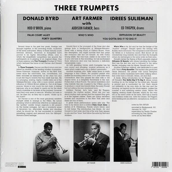 Art Farmer, Donald Byrd, Idrees Sulieman - Three Trumpets