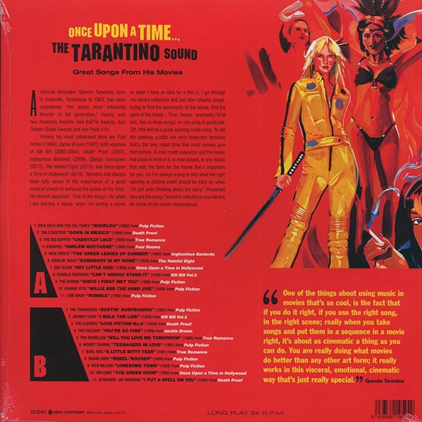 Dick Dale, Howlin' Wolf, Rick Nelson, Johnny Cash, Etc. - Once Upon A Time The Tarantino Sound: Great Songs From His Movies (22 tracks) (ltd. ed.) (180g) (red vinyl)