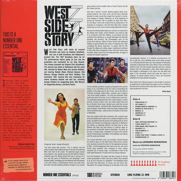 Leonard Bernstein - West Side Story: The Original Sound Track Recording (ltd. ed.) (180g)