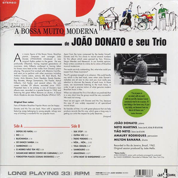 Joao Donato & Seu Trio - A Bossa Muito Moderna de Joao Donato E Seu Trio (+4 bonus tracks) (ltd. ed.) (180g)