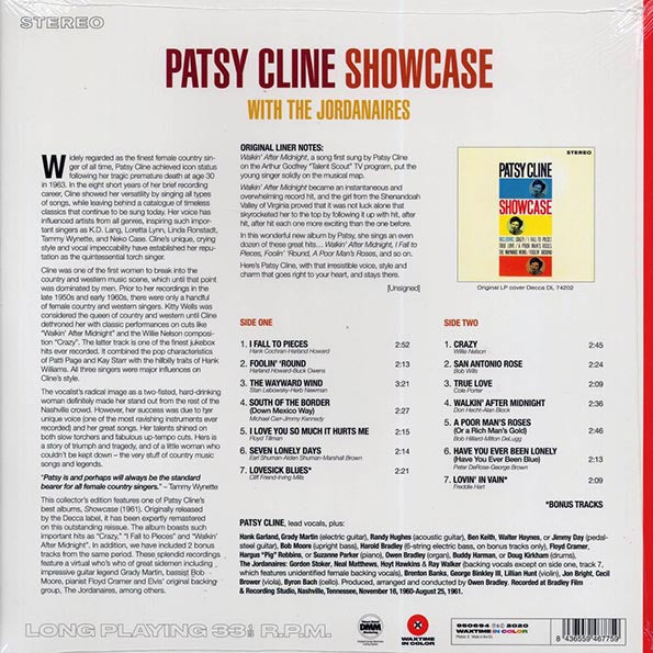 Patsy Cline - Showcase (+2 bonus tracks) (ltd. ed.) (180g) (red vinyl)