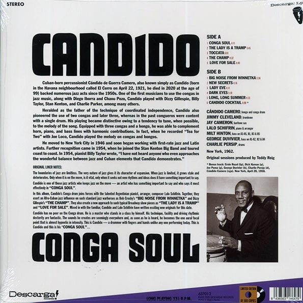 Candido - Conga Soul (+bonus track) (ltd. ed.) (180g)