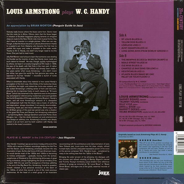 Louis Armstrong - Plays WC Handy (ltd. ed.) (180g) (blue vinyl)
