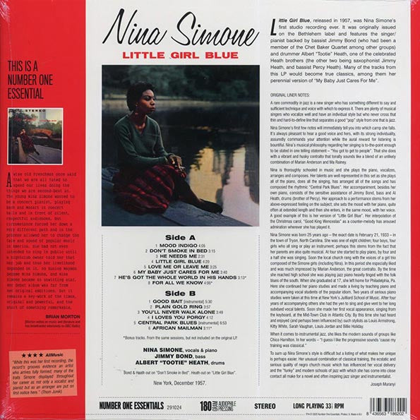 Nina Simone - Little Girl Blue (+3 bonus tracks) (ltd. ed.) (180g)