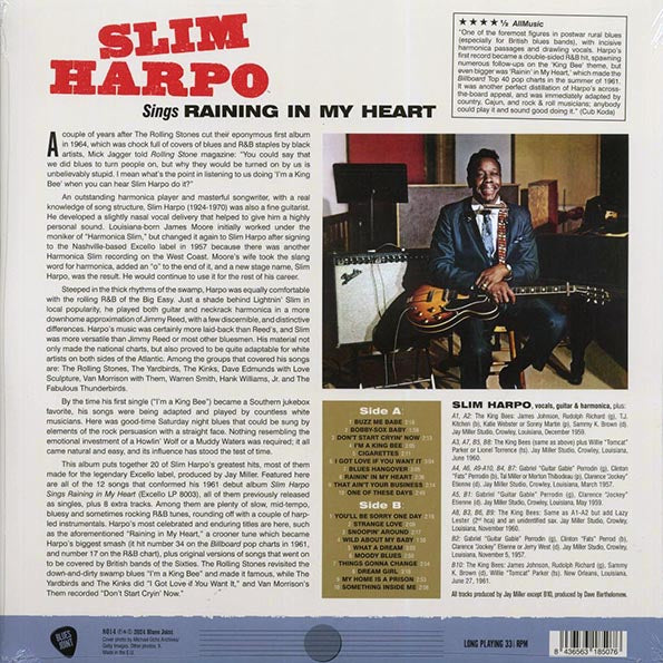 Slim Harpo - Sings Raining In My Heart (+8 bonus tracks) (ltd. ed.) (180g)