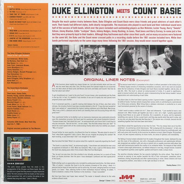 Duke Ellington Orchestra, Count Basie Orchestra - Duke Ellington Meets Count Basie: Battle Royal (+2 bonus tracks) (ltd. ed.) (180g)