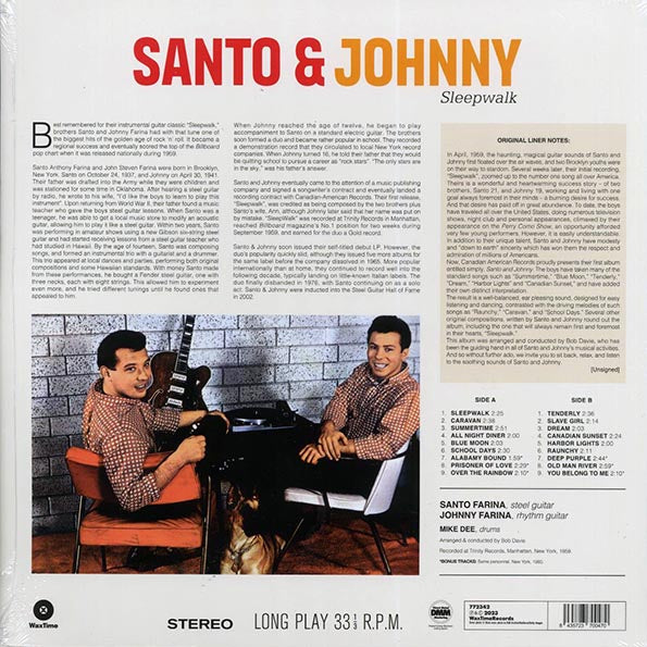 Santo & Johnny - Sleepwalk (+6 bonus tracks) (ltd. ed.) (180g)