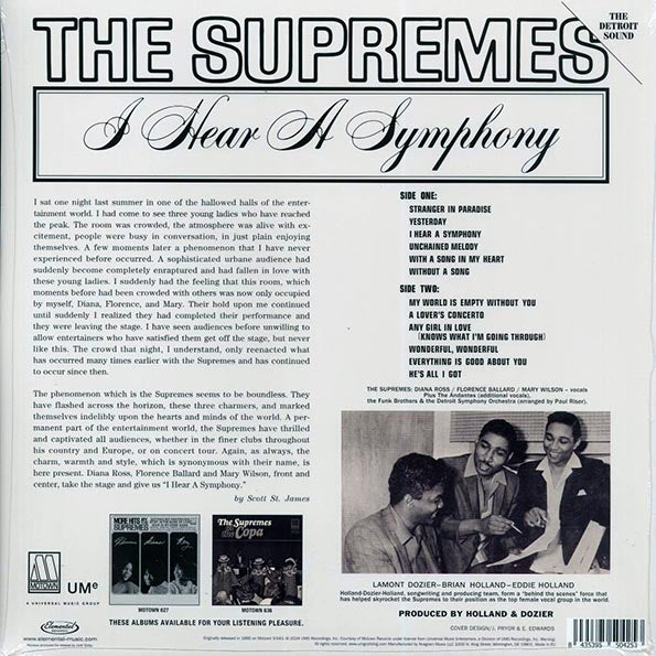 The Supremes - I Hear A Symphony (ltd. ed.) (green vinyl)