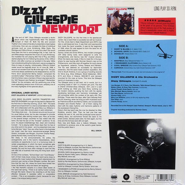 Dizzy Gillespie - At Newport (+bonus track) (ltd. ed.) (180g) (remastered)