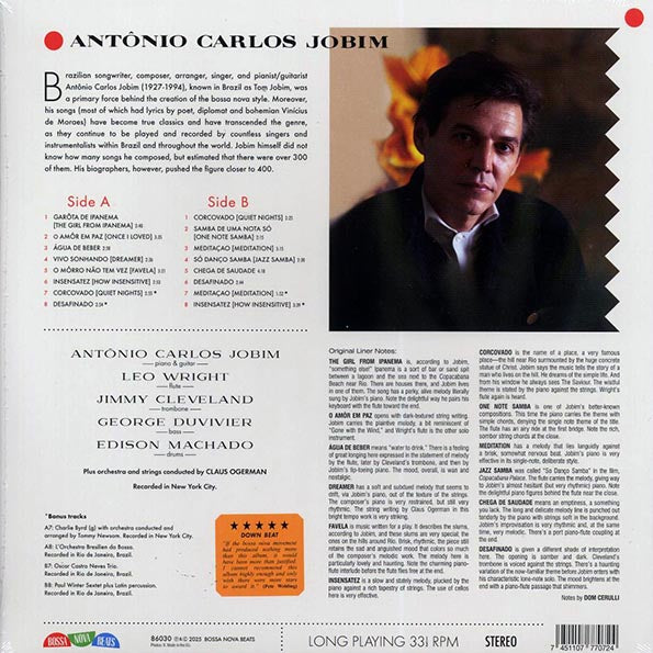 Antonio Carlos Jobim - The Girl From Ipanema (+4 bonus tracks) (ltd. ed.) (180g) (green vinyl)