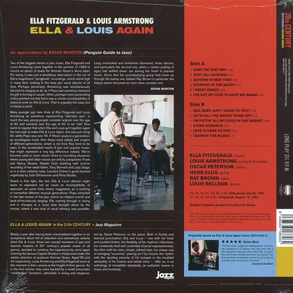 Ella Fitzgerald, Louis Armstrong - Ella & Louis Again (ltd. ed.) (180g) (red vinyl)