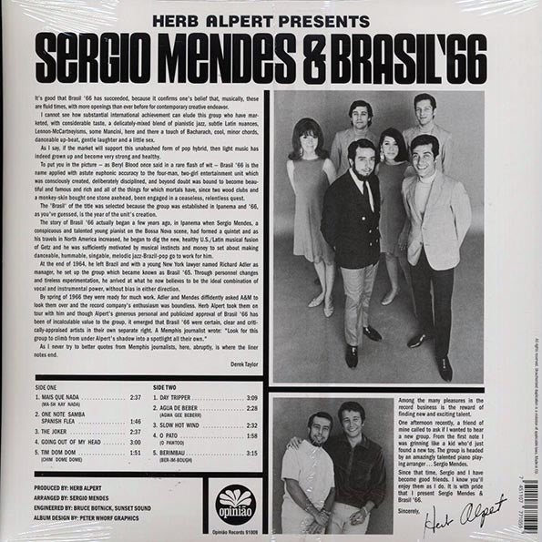 Herb Alpert, Sergio Mendes & Brasil '66 - Herb Alpert Presents Sergio Mendes & Brasil '66 (ltd. ed.)