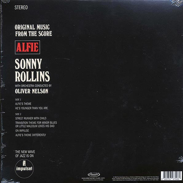 Sonny Rollins - Original Music From The Score "Alfie" (ltd. ed.) (180g)