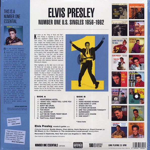 Elvis Presley - Number One US Singles 1956-62 (+2 bonus tracks) (ltd. ed.) (180g)