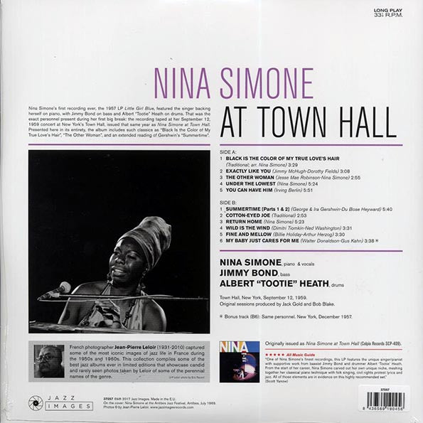 Nina Simone - At Town Hall (+bonus track) (ltd. ed.) (180g)