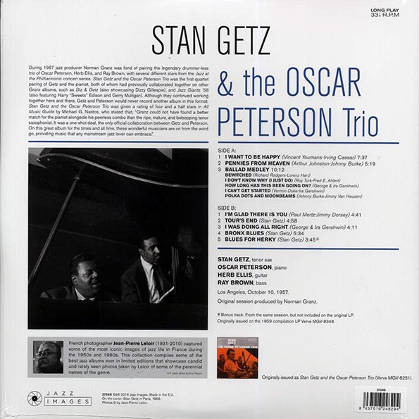 Stan Getz, The Oscar Peterson Trio - Stan Getz & the Oscar Peterson Trio (+bonus track) (ltd. ed.) (180g)