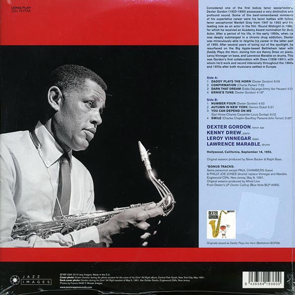 Dexter Gordon - Daddy Plays The Horn (+2 bonus tracks) (ltd. ed.) (180g)