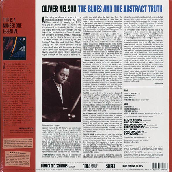 Oliver Nelson - The Blues And The Abstract Truth (+2 bonus tracks) (ltd. ed.) (180g)