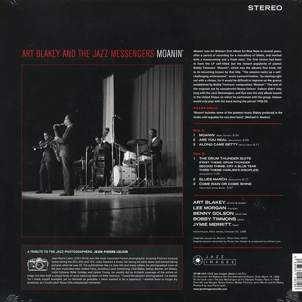 Art Blakey & The Jazz Messengers - Moanin' (ltd. ed.) (180g) (red vinyl)
