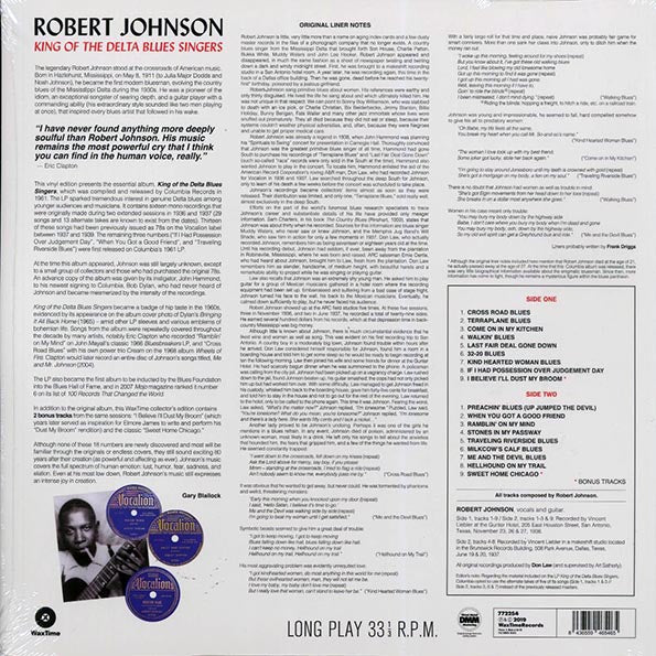 Robert Johnson - King Of The Delta Blues Singers (ltd. ed.) (180g)