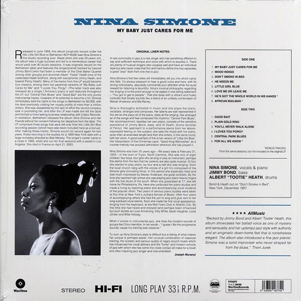 Nina Simone - My Baby Just Cares For Me (+3 bonus tracks) (ltd. ed.) (180g)