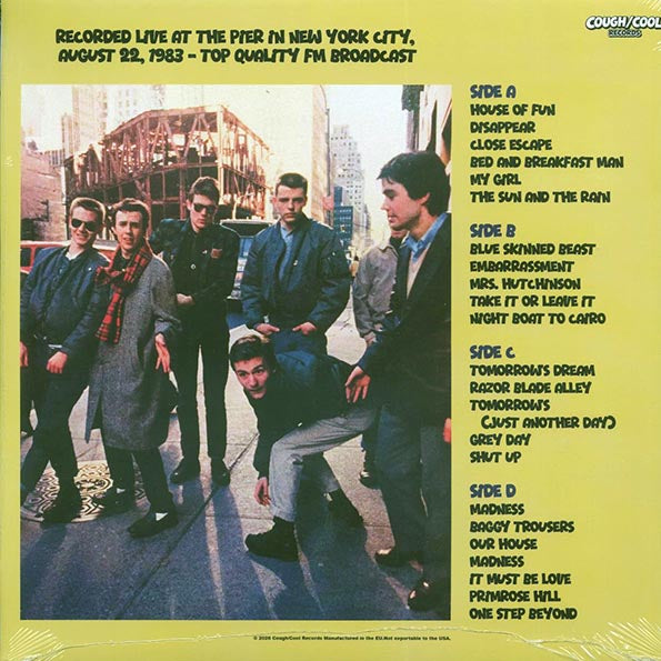 Madness - Live At The Pier, NYC (ltd. 500 copies made) (2xLP) (orange vinyl)