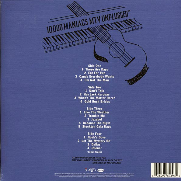 10,000 Maniacs - MTV Unplugged (2xLP)