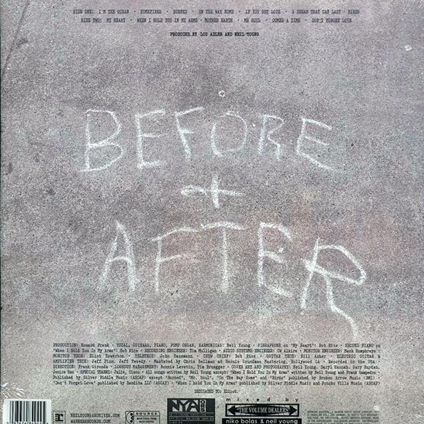 Neil Young - Before And After (clear vinyl)