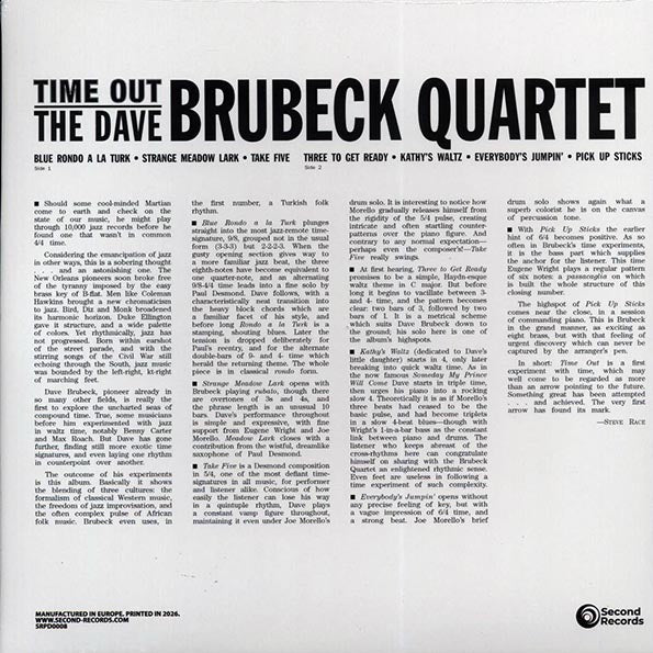 Dave Brubeck Quartet - Time Out (180g) (purple vinyl)