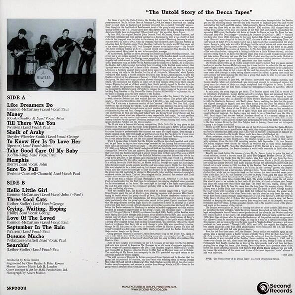 The Beatles - The Decca Tapes (180g) (clear vinyl)
