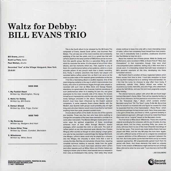 Bill Evans Trio - Waltz for Debby (180g) (magenta vinyl)