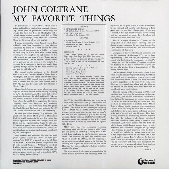 John Coltrane - My Favourite Things (180g)
