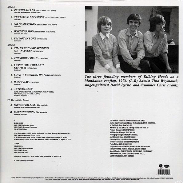 Talking Heads - Tentative Decisions: Demos & Live (incl. a bonus 45rpm vinyl)